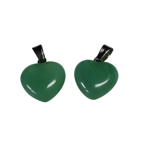 Aventurine - Pendentif en coeur pour animaux