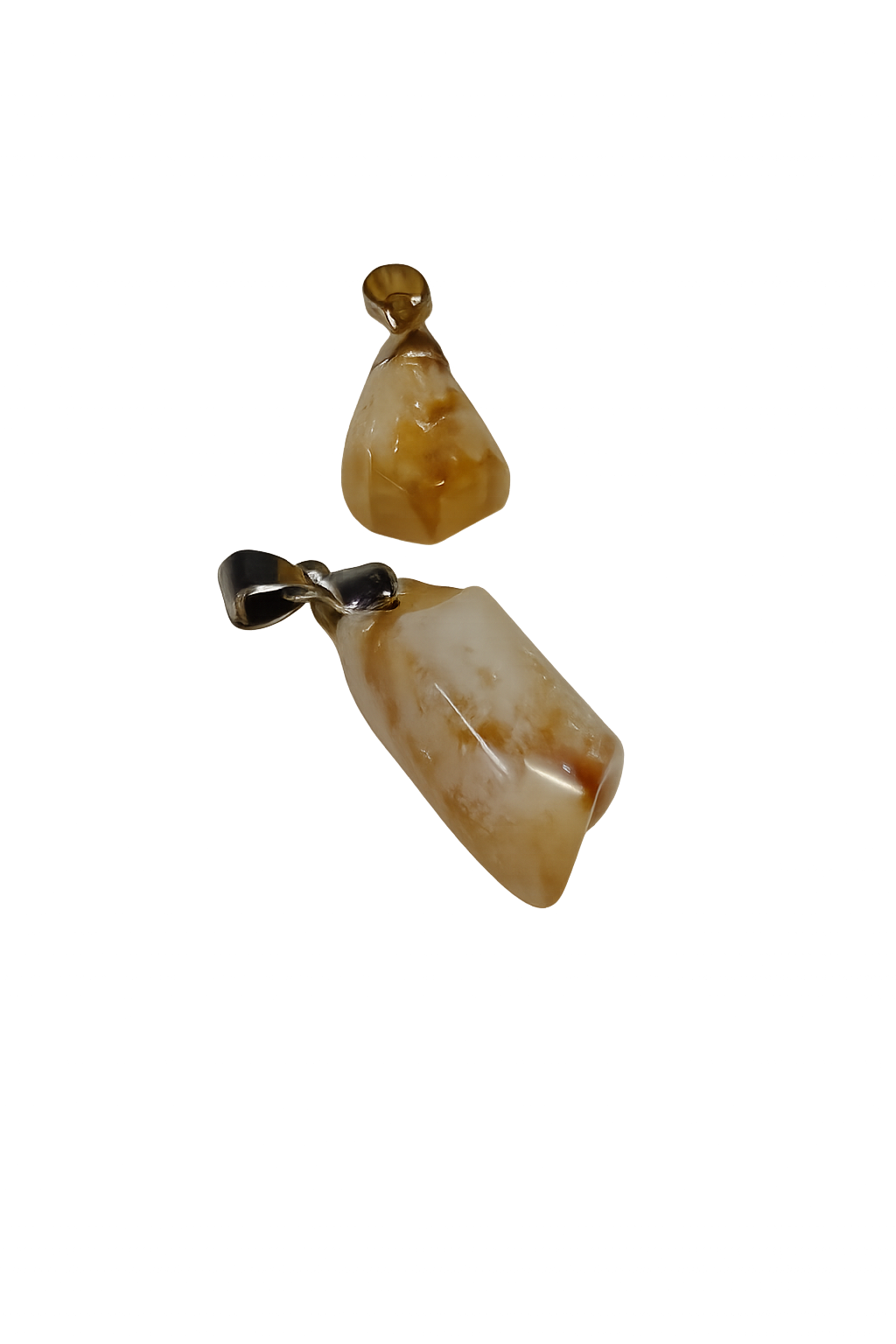 Citrine naturelle - pendentif pour animaux